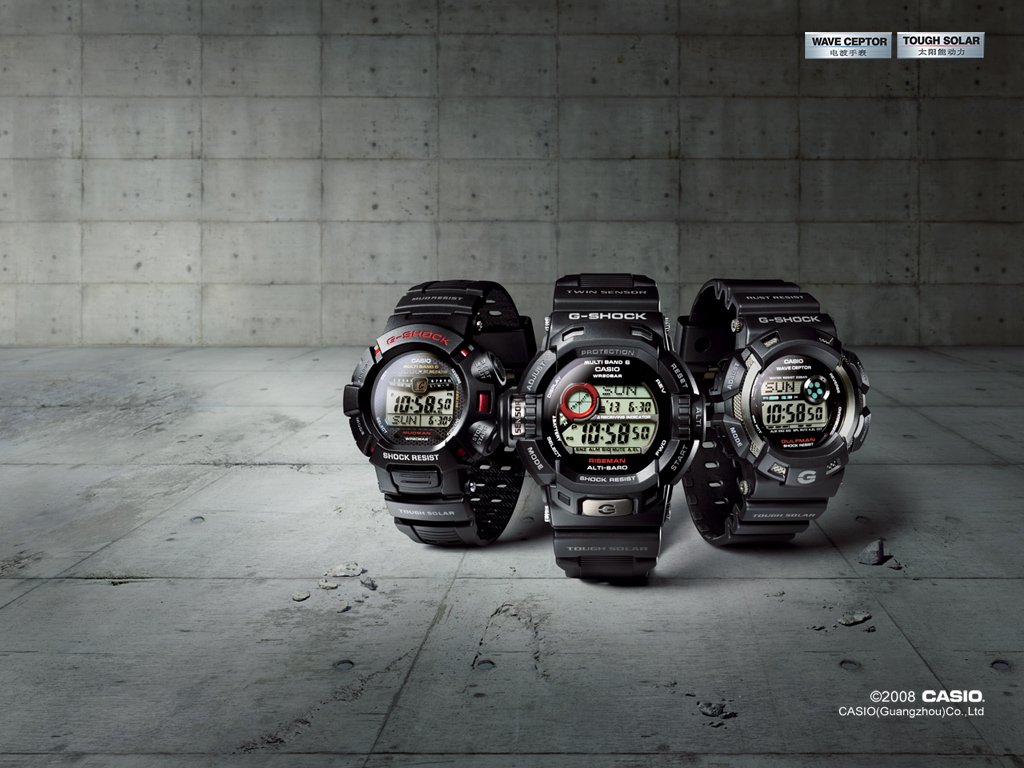 G-Shock Catalog download page