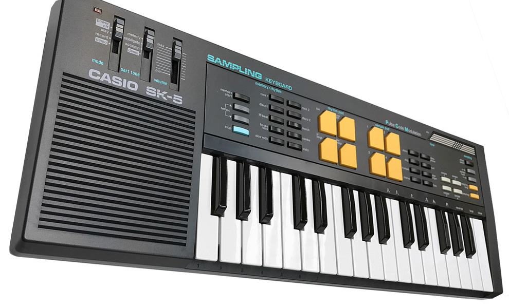 CASIO EMI SAMPLING KEYBOARDS SK5
