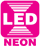 Neon illuminator - Light emitted by the watch's black light LED reflects various colors (red, blue, green) from special fluorescent ink on the dial and hands, and used for printing the hour markings.
