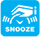 Snooze Feature - Each time you stop the alarm, it sounds again after a few minutes.
