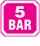 Water Resistant - The "BAR" value indicates the number of atmospheres to which water resistance is ensured. 5 BAR means water resistance to 10 atmospheres. Watches marked "50m" have the same water resistance as 10 BAR watches.