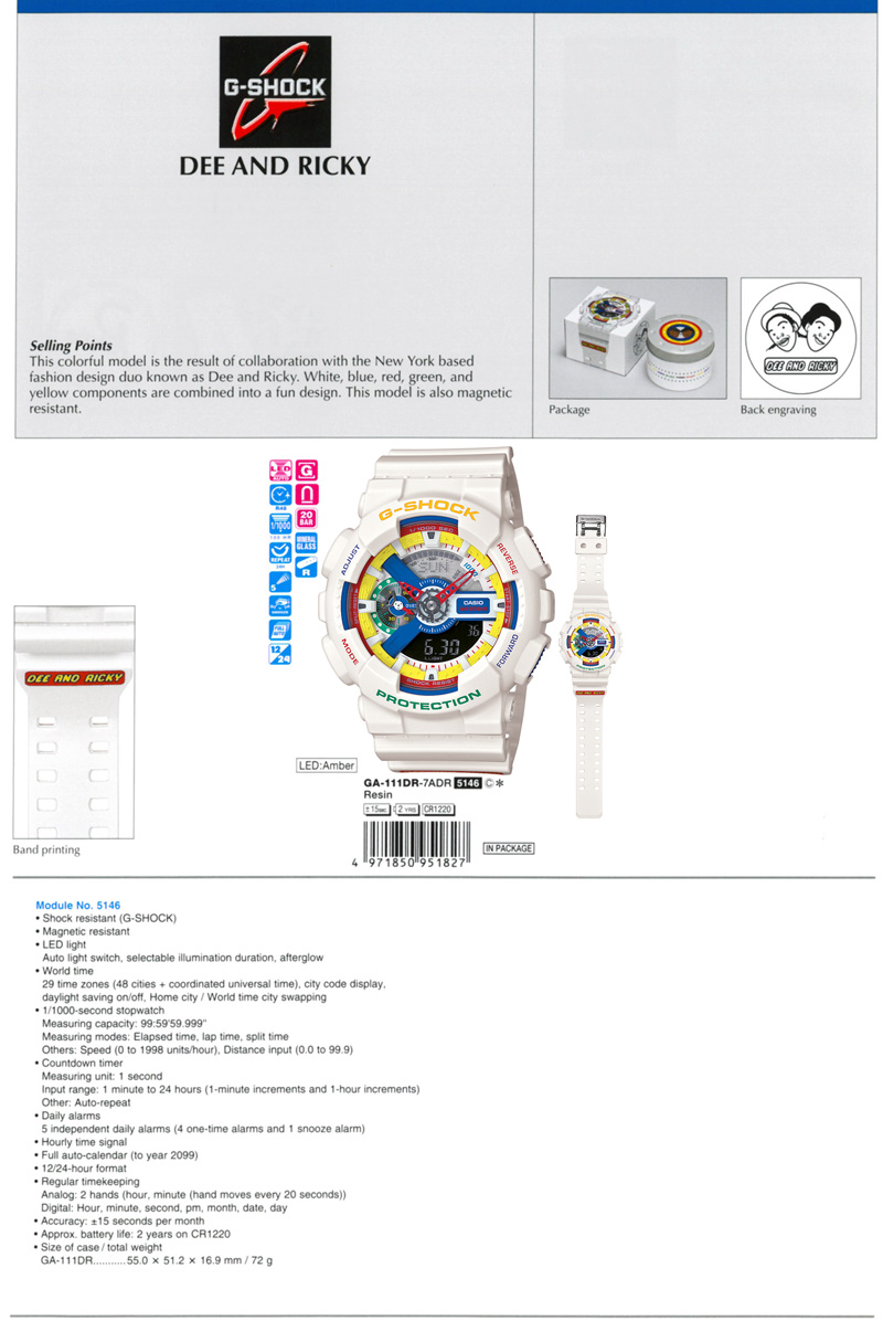 23時まで値下新品未使用　DEE AND RICKY GA-111DR 23時まで値下新品未使用DEE AND RICKY GA-111DR