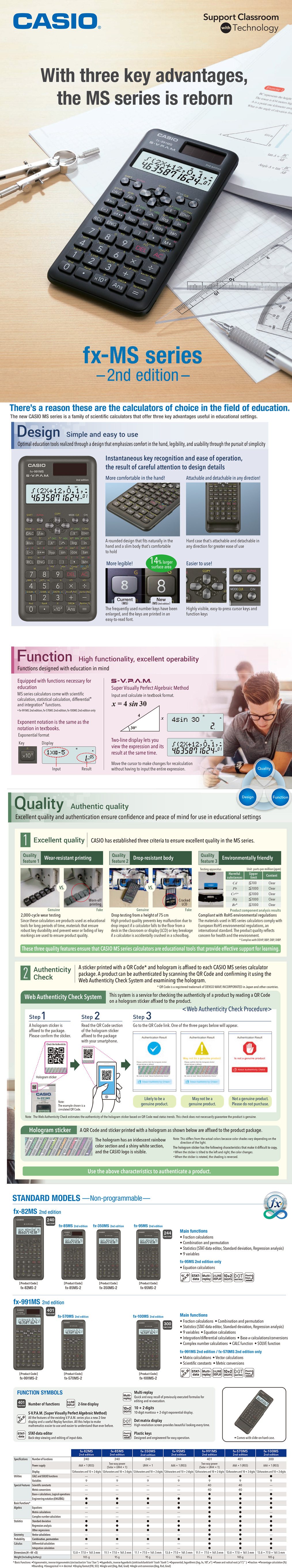 CASIO, Calculator, fx-82MS-2, fx-85MS-2, fx-350MS-2, fx-95MS-2, fx-991MS-2, fx-570MS-2, fx-100MS-2, fx-82MS2, fx-85MS2, fx-350MS2, fx-95MS2, fx-991MS2, fx-570MS2, fx-100MS2